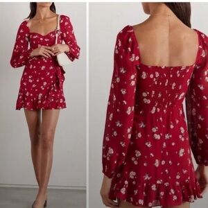 Reformation Cammi Mini Dress in Cassia